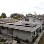Flat Roof Mounted Solar Install